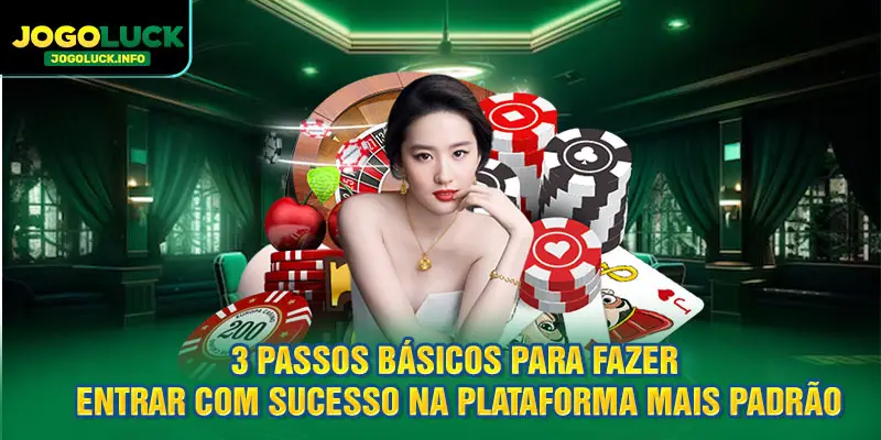 3 passos para fazer login no JOGOLUCK com mais precisão