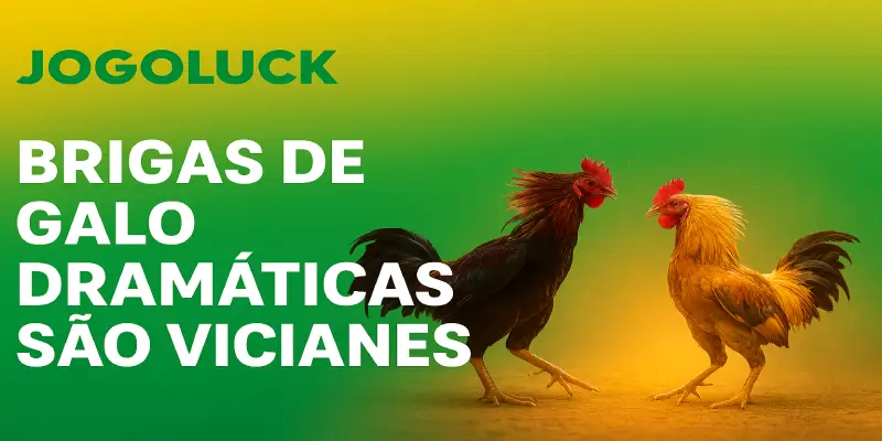 Brigas de galo dramáticas são viciantes