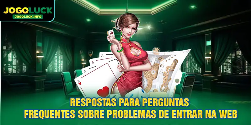 Respostas para perguntas frequentes sobre problemas de login